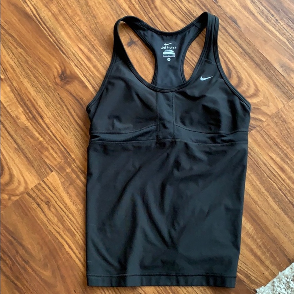 Black Nike Dri-Fit tank top